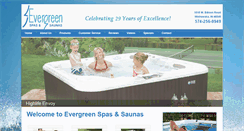 Desktop Screenshot of evergreenleisure.com